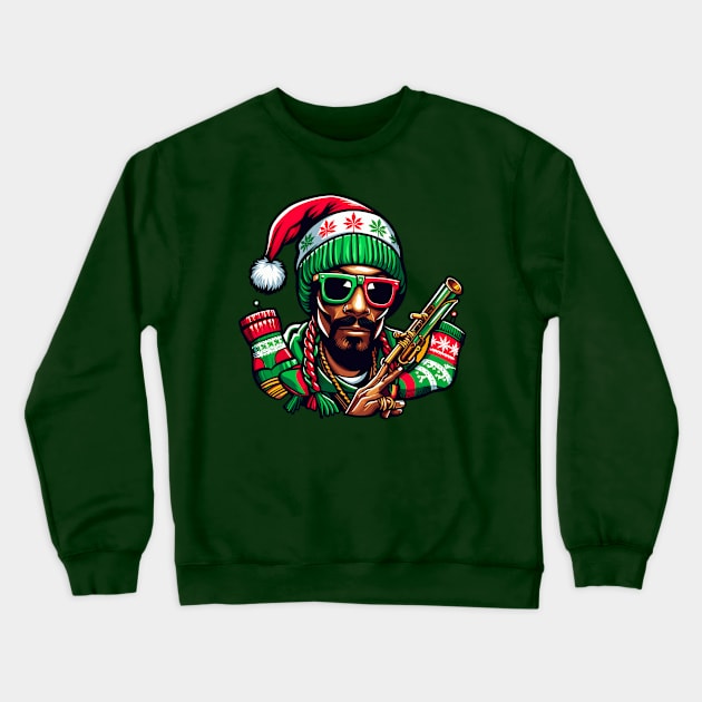 Snoop Dogg 02 Crewneck Sweatshirt by jeremykoplak